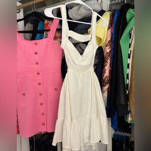 White eyelet sundress